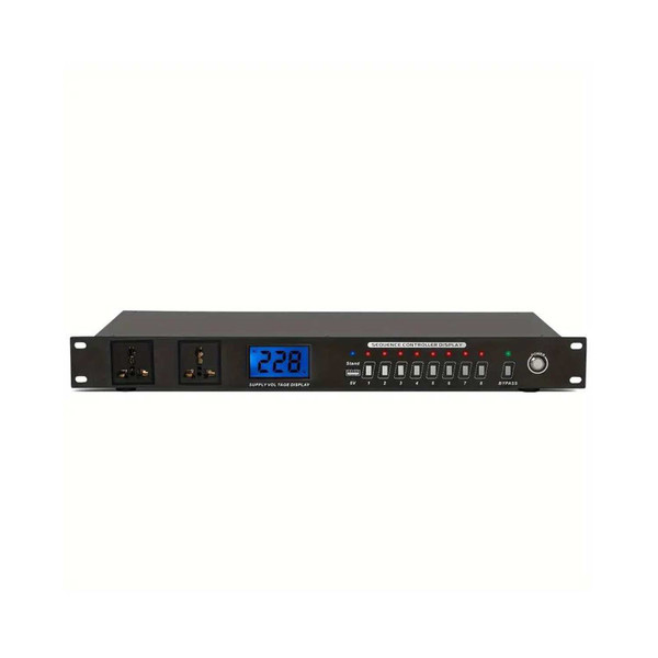 Rack Mount 10 Outlet AC Power Sequencer Conditioner