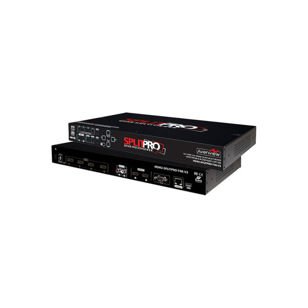 Avenview HDM2-SPLITPRO-T4K-V3 4x2 HDMI 4K Quad Multiviewer V3 with Rotation