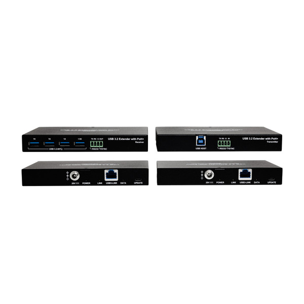 100m USB 3.2 & 3.0 Extender with RS232 & FSYNC and PoE 100m USB 3.2 & 3.0 Extender with RS232 & FSYNC and PoE