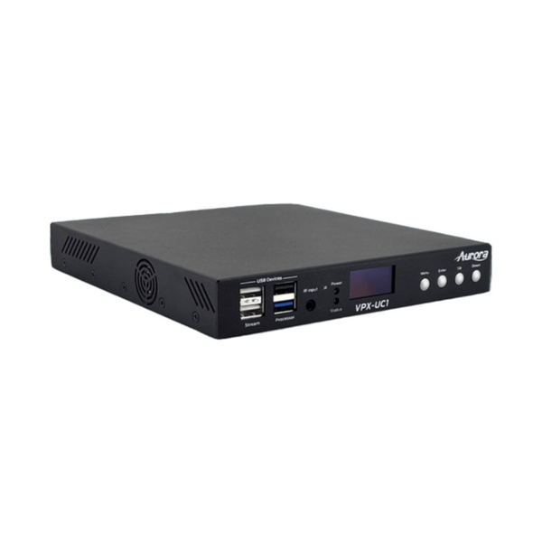 Aurora Multimedia VPX-UC1 Ultra 4K60 1G Unified Communication AVoIP Transceiver with No Tariffs