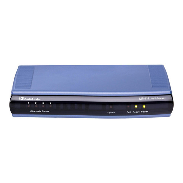 AudioCodes MP114/2S/2O/SIP/CER 2 FXS / 2 FXO Port ATA