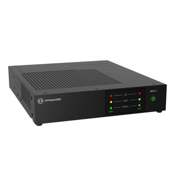 Dynacord V600-2-US 2-Channel 600W PowerTANK Amplifier with APD