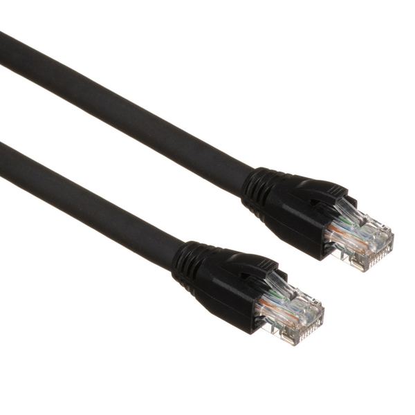 Comprehensive Connectivity CAT6-250PROBLK Pro AV/IT CAT6 Heavy Duty Snagless Patch Cable, 250ft, Black