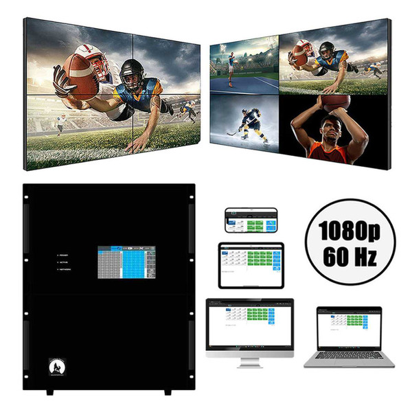 1080p Modular 52x52 HDMI Matrix Switcher w/HDMI In & Out and Video Wall Function