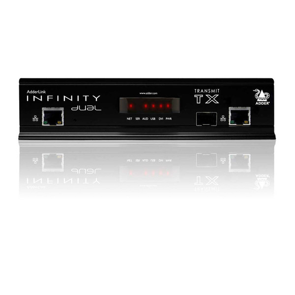 AdderLink Infinity ALIF2002T-US Dual Head Digital USB2.0 IP KVM A/V Extender - Transmitter