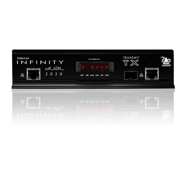 AdderLink Infinity ALIF2020T-US Dual Head Digital USB2.0 IP KVM A/V Extender - Transmitter
