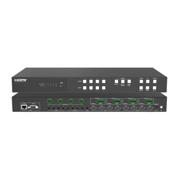 DVDO Matrix-44SS-MV-VW 4K 4x4 Seamless HDMI Matrix Switcher & Video Wall Controller with Multiview & Audio Outputs