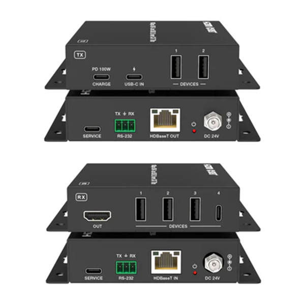 DVDO Xtend-USBC-70 USB-C to HDMI 70m Extender over HDBaseT with USB (Tx/Rx)