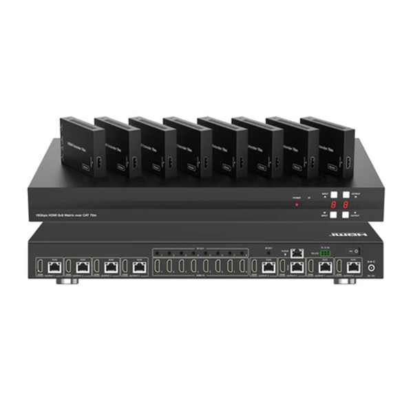 DVDO Matrix-88-CAT 4K 8x8 HDMI Matrix Switcher with Mirrored Category Outputs