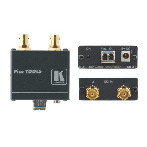 Kramer 690T 2x3G SDI Transmitter over Ultra-Reach SM Fiber
