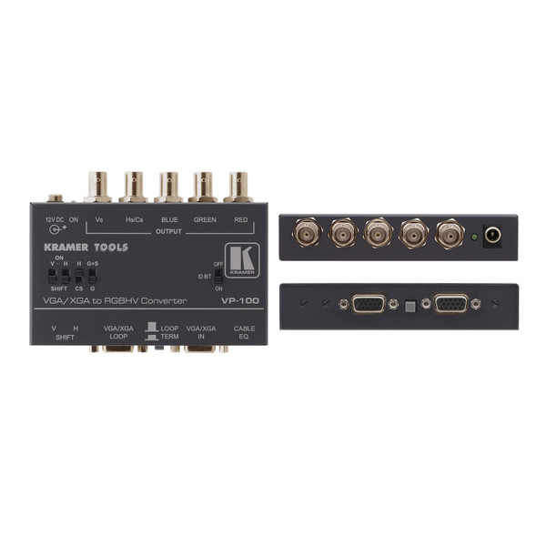 Kramer VP-100 Computer Graphics Video to RGB/HV/S Format Converter
