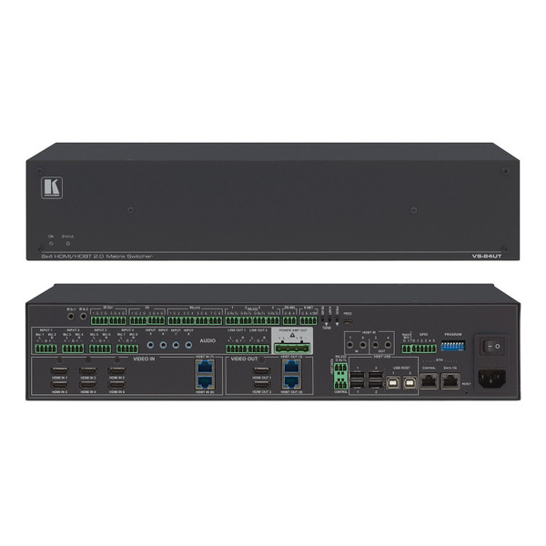 Kramer VS-84UT/50-80355120 All-in-One Presentation System with 8x4 4K60 4:2:0 HDMI/HDBaseT 2.0 Matrix Switching