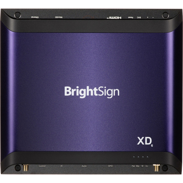 BrightSign XD236-32GB 4K Digital Signage Media Player (Standard I/O) With Pre-Installed 32GB Micro SD Card