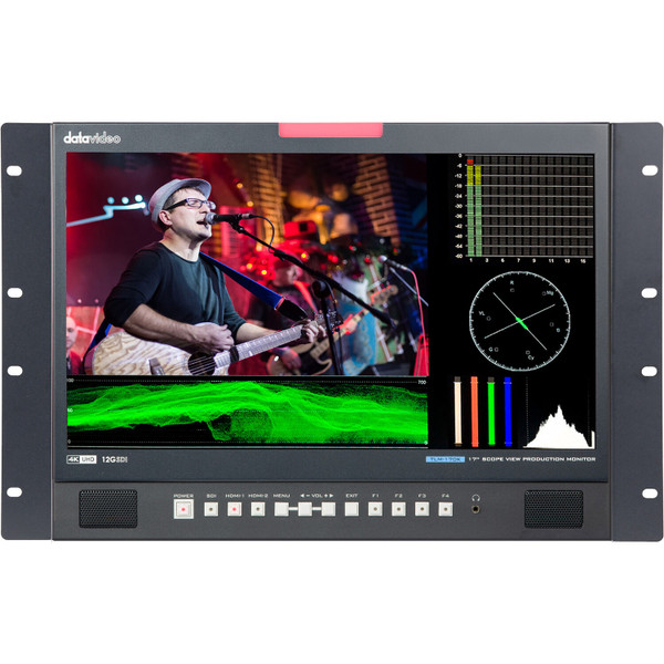 Datavideo TLM-170KR 17.3" 4K ScopeView Production Monitor (Rackmount, 7 RU)