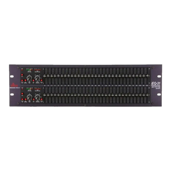 DBX DBXIEQ31-M 2-Channel 31-Band, Graphic Equalizer with AFS