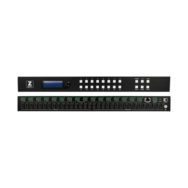 Zenty ZT-226 16x16 4K 60Hz HDMI Matrix Switcher with Audio Routing