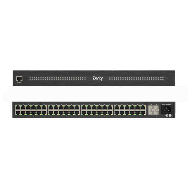 Zenty ZT-420 48 Port AV over IP PoE Gigabit Network Switch 600W
