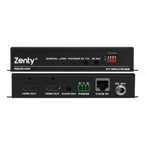 Zenty ZT-338 Modular Matrix 4K@60Hz HDBaseT 328ft Receiver