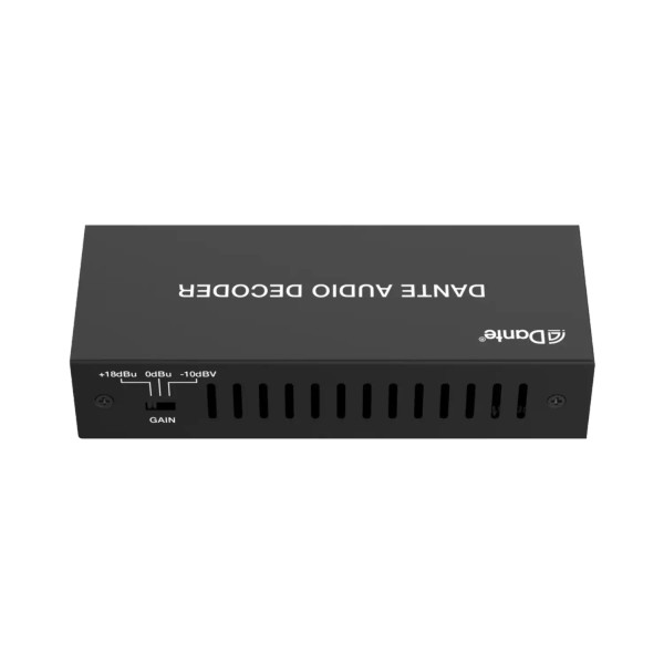 Zenty ZT-475 Dante 2CH Analog Audio with PoE (Phoenix) Decoder