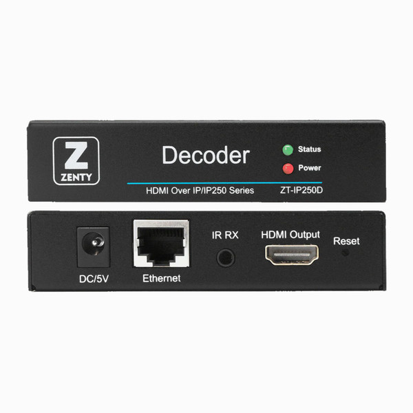 Zenty ZT-101 IP250 AV Over IP System Decoder