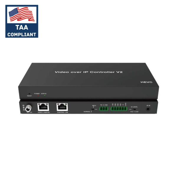 Zenty ZT-493 1080P H.265 AV Over IP Controller with Video Wall Processing (IP260) - TAA-compliant