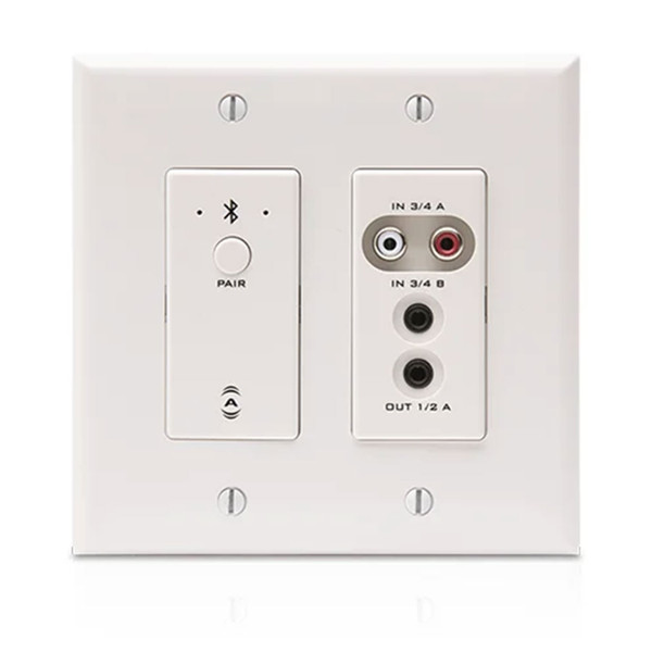QSC unD6IO-BT Dante™ Networked Audio Wall Plate (Attero Tech)