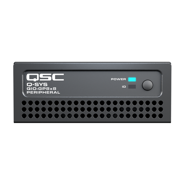 QSC Q-SYS QIO-GP8x8 Q-SYS Network 8 Logic I/O Expander