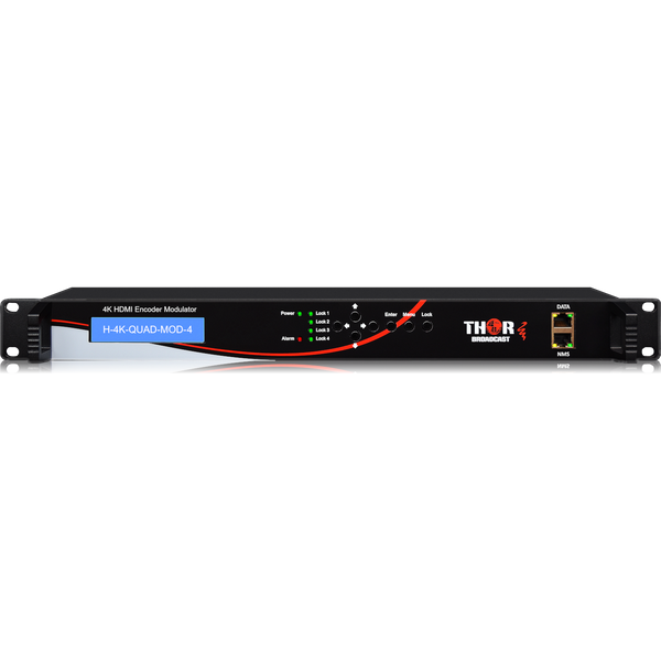 Thor Broadcast H-4K-QUAD-MOD 4-Channel 4K HDMI RF CATV Modulator and IPTV Encoder