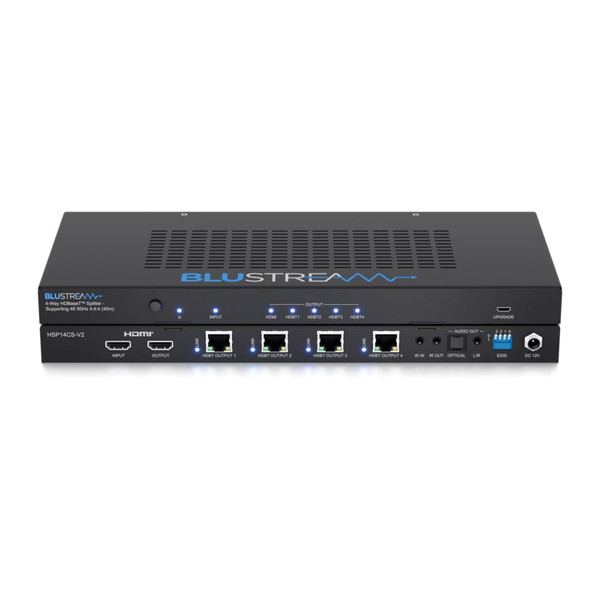 Blustream HSP14CS-V2 4-Way HDBaseT CSC Splitter - 4K 60Hz 4:4:4