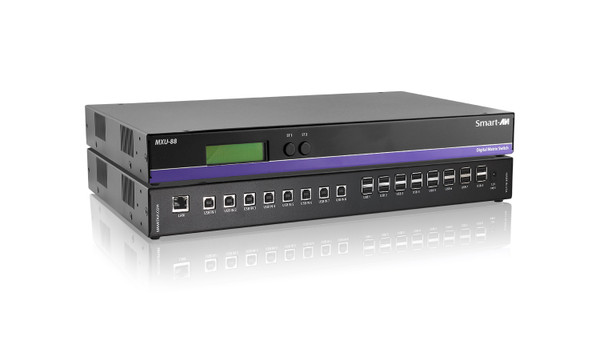 Smart-AVI MU-88-S 8x8 Transparent USB 2.0 Matrix Switch
