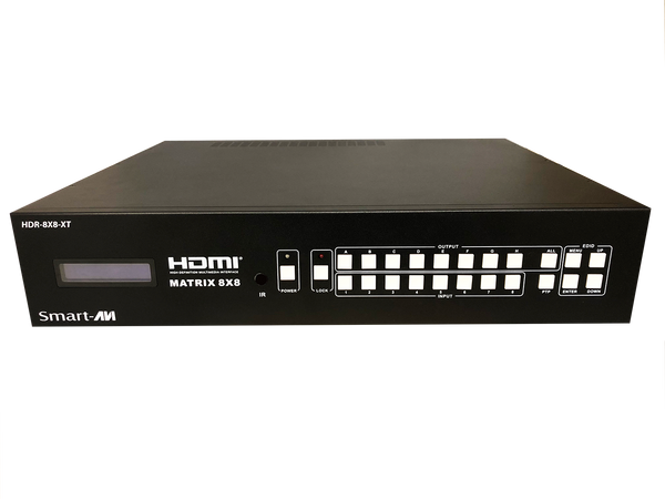 Smart-AVI HDR-8x8-XT-S 4K 8×8 HDMI Matrix with POE
