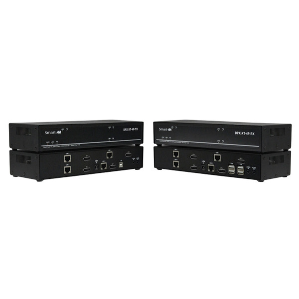 Smart-AVI DPX-XT-4P-S Quad-Head 4K Displayport with USB 2.0 KVM Extender