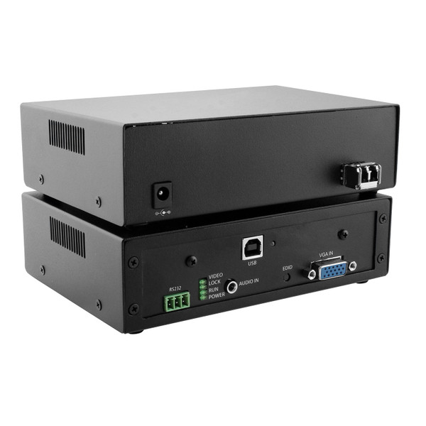 Smart-AVI FVX-3000-PRO-TX-S DVI-I /VGA Multimode Fiber Extender Transmitter with Stereo Audio, USB 1.1, RS-232