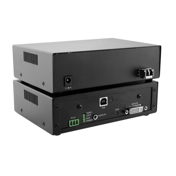 Smart-AVI FDX-3000-PRO-TX-S Single-Mode DVI-D, Audio, RS-232, and USB K/M Fiber Extender (Transmitter)