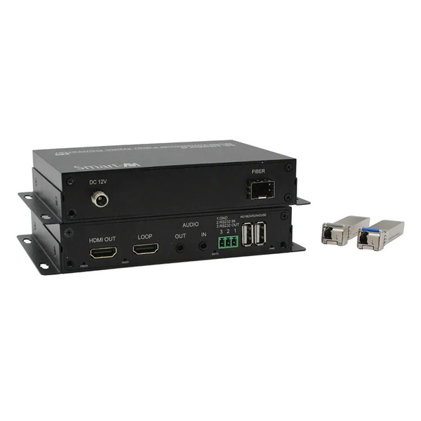 Smart-AVI HFX-KM-S HDMI 2.0 KVM Fiber Extender
