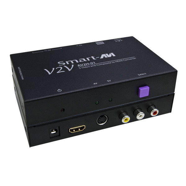 Smart-AVI V2V-AV2H-01-S S-Video/Composite Video & Stereo Audio to HDMI Converter