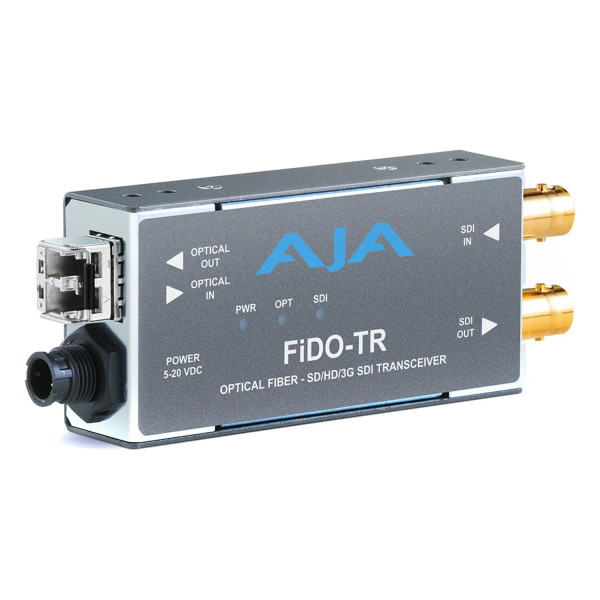 AJA FiDO-TR-MM 1-Channel 3G-SDI/LC Multi-Mode LC Fiber Transceiver