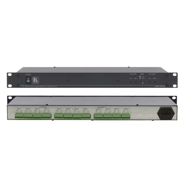 Kramer VM-1610 1:10 Balanced Stereo Audio Distribution Amplifier