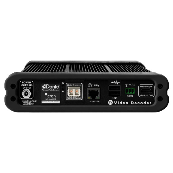 ZeeVee Z4KC2XS-DAU/Z4KC2XS-DAU-AA ZyPer4K-XSE Copper Decoder with Dante & Icron