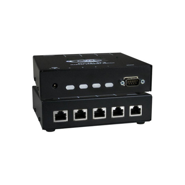 VPI ETH-4X1-RS-G 4-Port Manual Gigabit Ethernet Switch with RS232