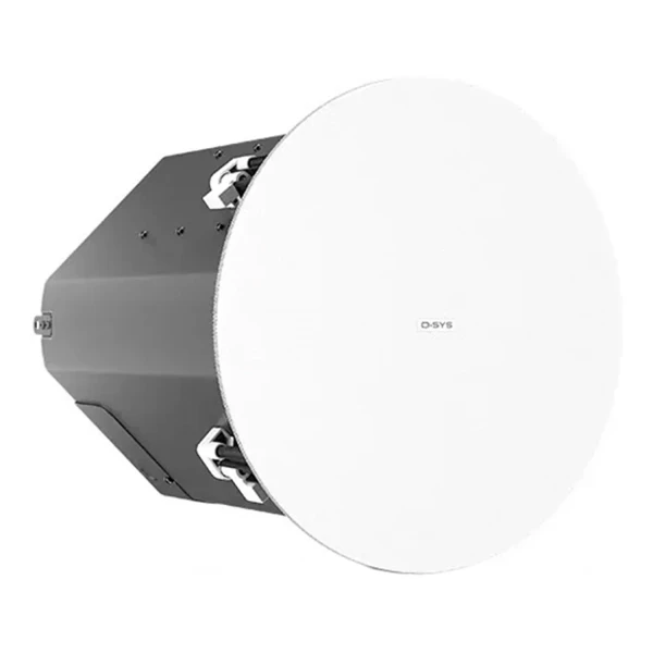 QSC AD-C8T-SWZB-WH AcousticDesign Series 8 Inch Ceiling-Mount Subwoofer (White)