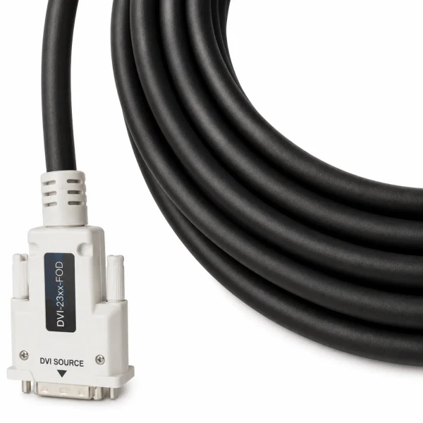 DVIGear DVI-2340-FOD 8x LC 50/125u MMF Optical Plenum Cable Black, 40 Meters