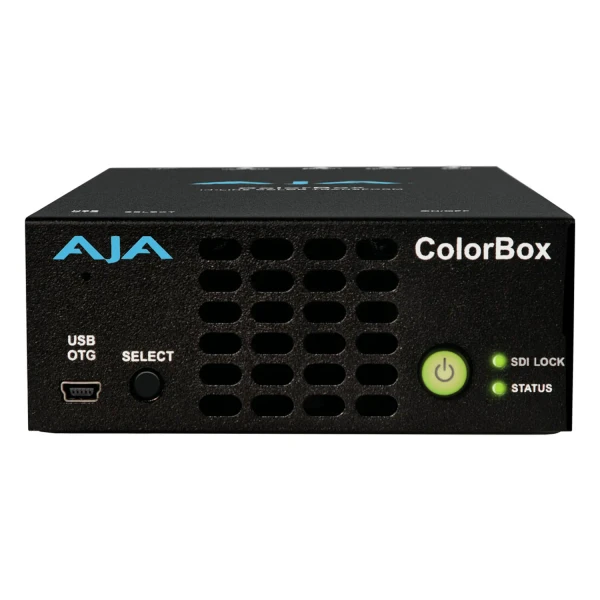 AJA ColorBox In-line HDR/SDR Algorithmic & LUT Color Transforms