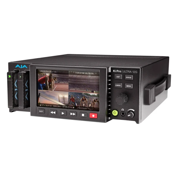 AJA Ki Pro Ultra 12G 12G-SDI 4K/UHD/HD Recorder and Player Multi-Channel HD Recorder