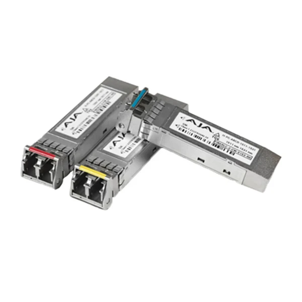 AJA FiberLC-2TX-MM 2-Channel 3G-SDI Multi-Mode LC Fiber Transmitter SFP (for use with FiDO)