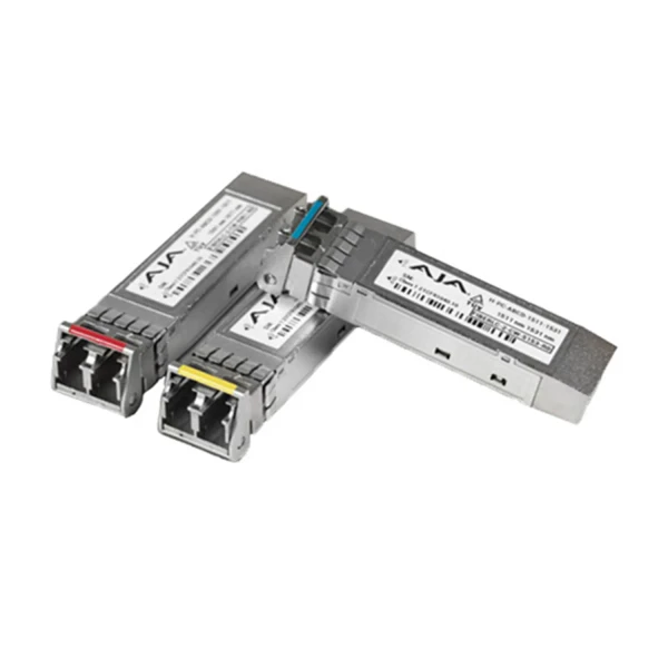 AJA FiberLC-2RX-MM 2-Channel 3G-SDI Multi-Mode LC Fiber Receiver SFP (for use with FiDO)