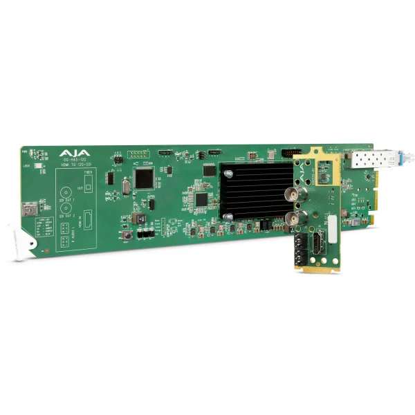 AJA OG-HA5-12G-T-ST openGear HDMI 2.0 to 12G-SDI Conversion with ST Fiber Transmitter