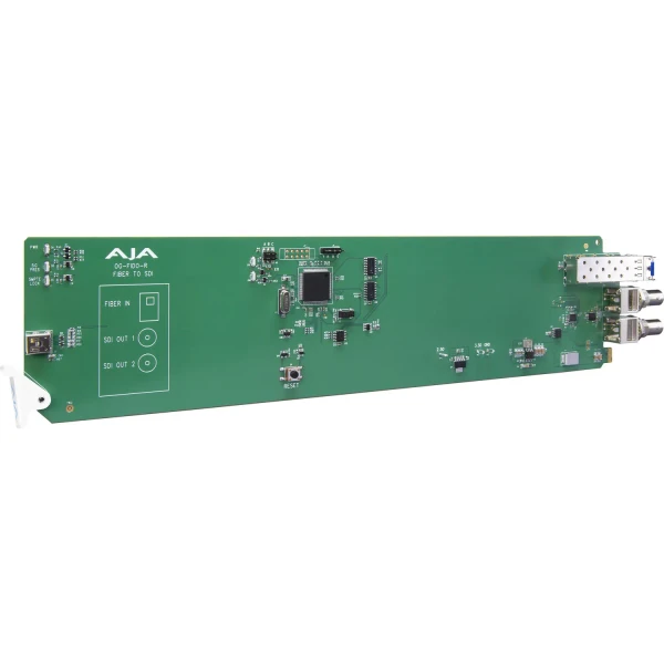 AJA OG-FiDO-R openGear 1-Channel Single Mode LC Fiber to 3G-SDI Receiver