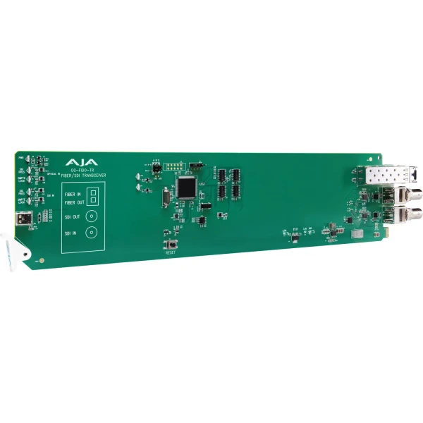 AJA OG-FiDO-TR-MM openGear 1-Channel 3G-SDI/LC Multi-Mode LC Fiber Transceiver