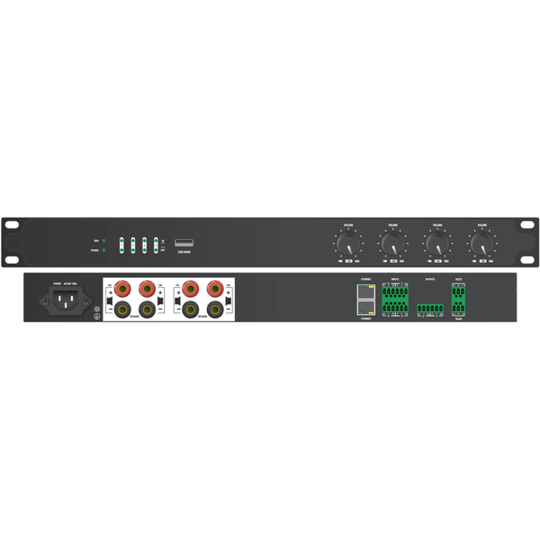 WolfPack 4x4 Digital Audio Processor with 4x150W 8ohms